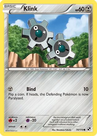 Klink 074 - Black and White Reverse Holofoil - Common