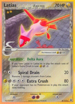 Latias (Delta Species) 008 - Delta Species Holofoil - Holo Rare