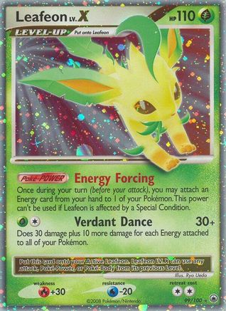 Leafeon LV.X (99/100) - Majestic Dawn Holofoil - Ultra Rare