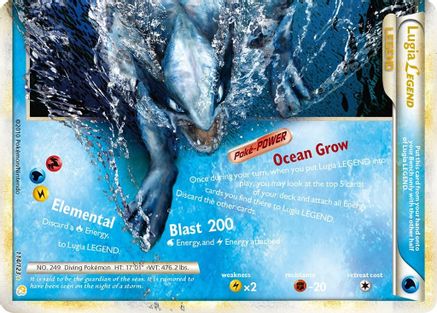 Lugia Legend (Bottom) 114 - HeartGold SoulSilver Holofoil - Ultra Rare