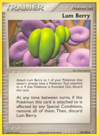 Lum Berry (78/106) - Emerald Reverse Holofoil - Uncommon
