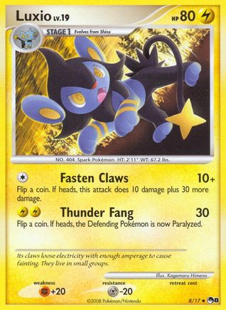 Luxio - 008/17 - POP Series 8 Holofoil