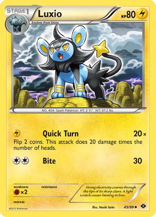 Luxio (45) 045 - Next Destinies Normal - Uncommon