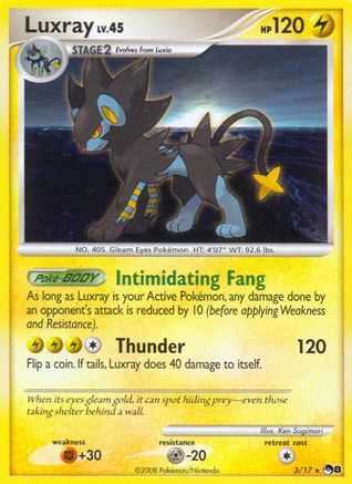 Luxray - 003/17 - POP Series 8 Holofoil