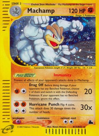 Machamp (H15) H15 - Skyridge Holofoil - Holo Rare