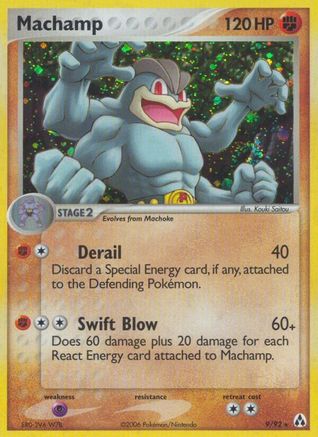 Machamp 009 - Legend Maker Reverse Holofoil - Holo Rare