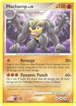 Machamp (31/130) - Diamond and Pearl - Rare