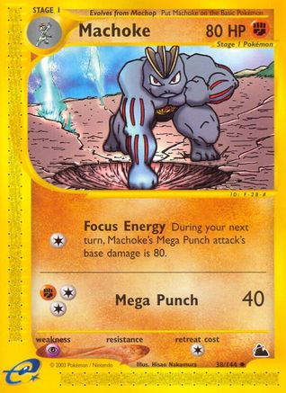 Machoke 038 - Skyridge Normal - Uncommon