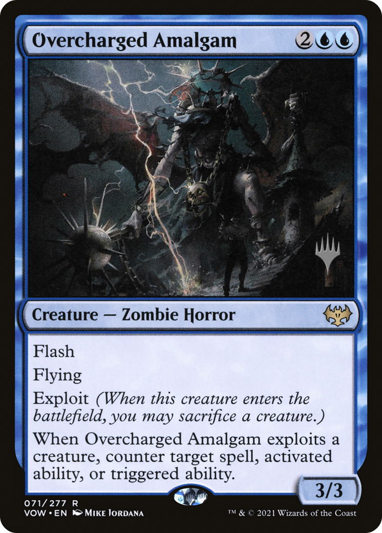 Overcharged Amalgam (PPDMU-71P) - Innistrad: Crimson Vow Promos (Promo Pack) Foil