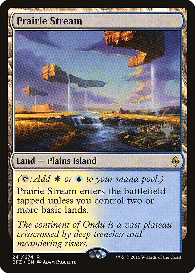 Prairie Stream (PPKHM-241P) - Battle for Zendikar Promos (Promo Pack)