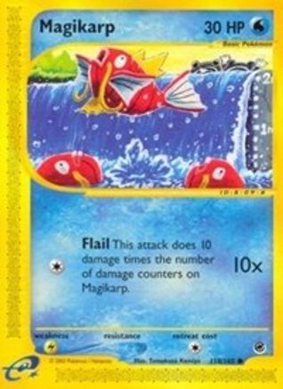 Magikarp 118/165 - Expedition Reverse Holofoil - Common
