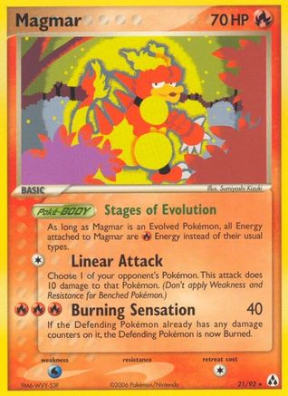 Magmar 021 - Legend Maker Normal - Rare