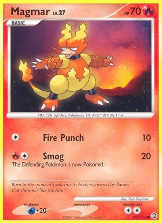 Magmar (93/132) - Secret Wonders - Common
