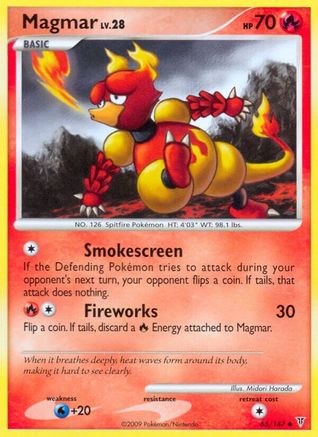 Magmar (65/147) - Supreme Victors Reverse Holofoil - Uncommon