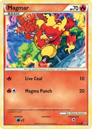 Magmar - 052/95 - Unleashed Normal