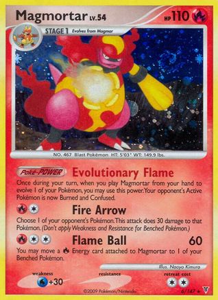 Magmortar (6/147) - Supreme Victors Holofoil - Holo Rare