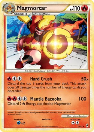 Magmortar (16/95) - Call of Legends Holofoil - Holo Rare