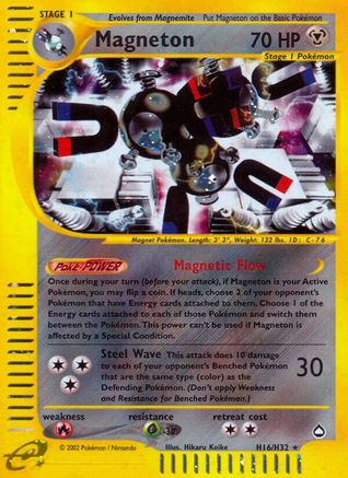 Magneton (H16) H16 - Aquapolis Holofoil - Holo Rare