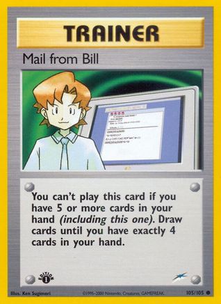 Mail from Bill 105/105 - Neo Destiny 1st Edition - Common