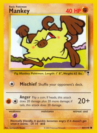 Mankey 081/110 - Legendary Collection Reverse Holofoil - Common