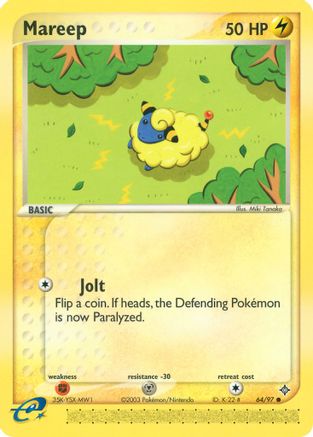 Mareep 064/97 - Dragon Reverse Holofoil - Common