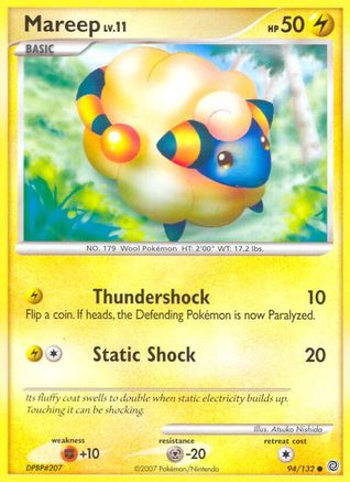 Mareep (94/132) - Secret Wonders - Common