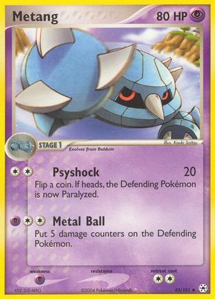 Metang (43/101) - Hidden Legends Reverse Holofoil - Uncommon