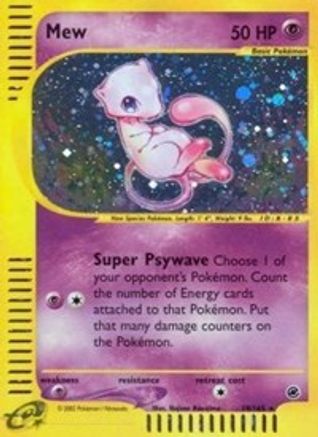 Mew (19) 019 - Expedition Holofoil - Holo Rare