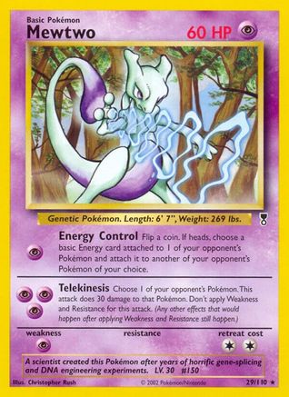 Mewtwo 029/110 - Legendary Collection Reverse Holofoil - Rare