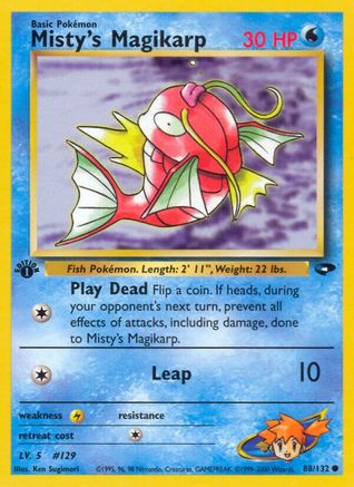 Misty's Magikarp 088/132 - Gym Challenge 1st Edition - Common