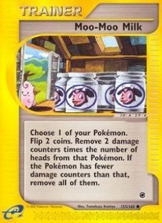 Moo-Moo Milk 155/165 - Expedition Reverse Holofoil - Common