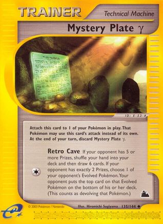 Mystery Plate Gamma 135 - Skyridge Normal - Uncommon
