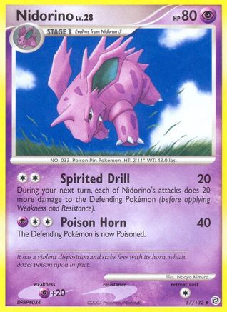 Nidorino (57/132) - Secret Wonders - Uncommon