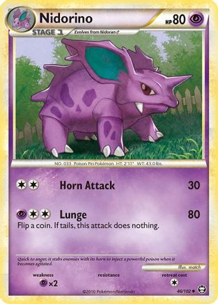 Nidorino - 046/102 - Triumphant Normal