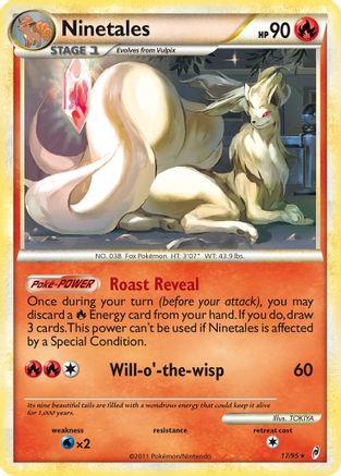Ninetales (17/95) - Call of Legends - Holo Rare