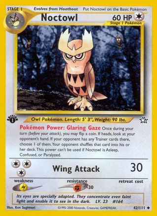 Noctowl 042/111 - Neo Genesis 1st Edition - Uncommon