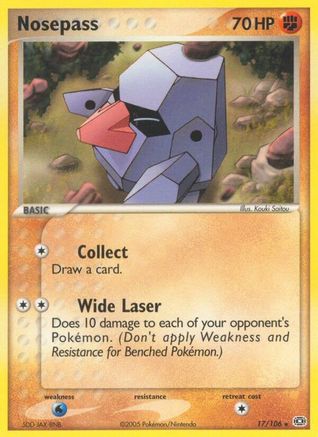 Nosepass (17/106) - Emerald - Rare