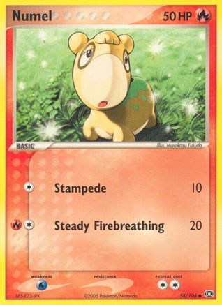 Numel (58/106) - Emerald Reverse Holofoil - Common