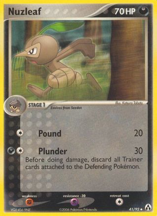Nuzleaf 041 - Legend Maker Reverse Holofoil - Uncommon