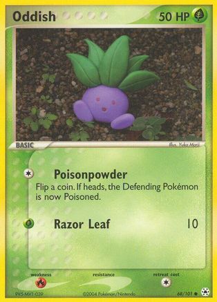 Oddish 068/101 - Hidden Legends Normal - Common
