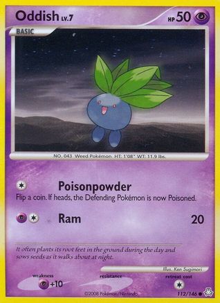 Oddish (112/146) - Legends Awakened - Common
