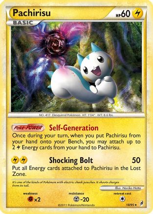 Pachirisu (18/95) - Call of Legends Reverse Holofoil - Holo Rare