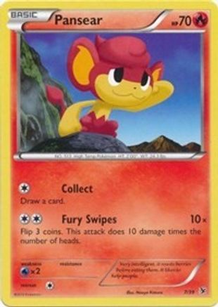 Pansear - 007/39 - Kalos Starter Set Normal
