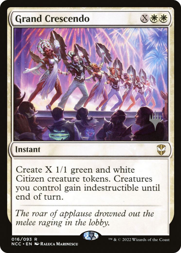 Grand Crescendo (PPSNC-16P) - New Capenna Commander Promos Foil (Promo Pack)