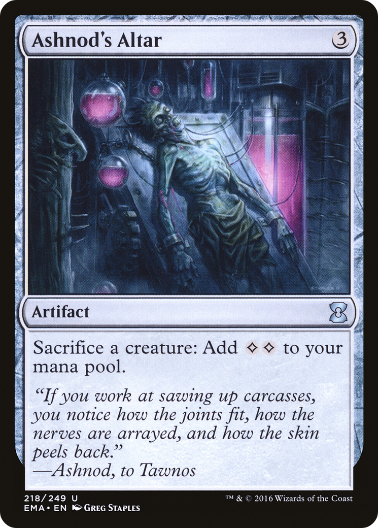 Ashnod's Altar (EMA-218) - Eternal Masters Foil