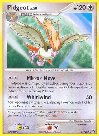 Pidgeot (35/132) - Secret Wonders - Rare