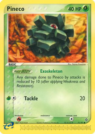 Pineco 071/97 - Dragon Normal - Common