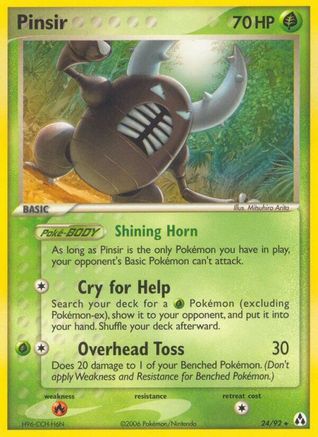 Pinsir 024 - Legend Maker Reverse Holofoil - Rare