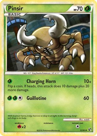 Pinsir - 032/90 - Undaunted Normal