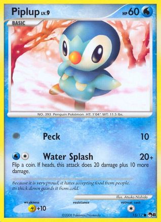 Piplup - 015/17 - POP Series 8 Normal